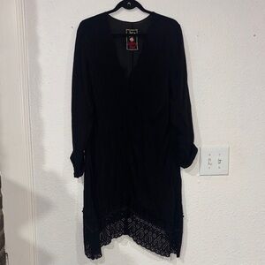 Johnny Was Bohemian Embroidered Tunic Dress